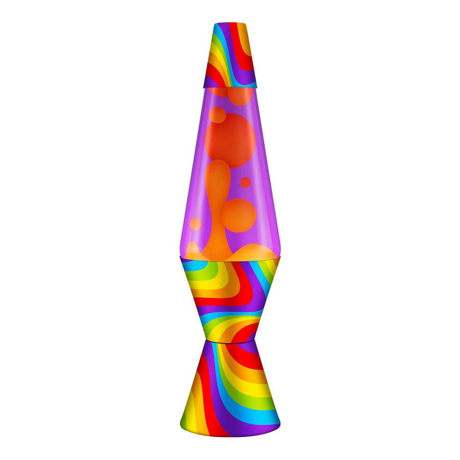 14.5" LAVA LAMP FLOWING COLOR BANDS [9AC6]