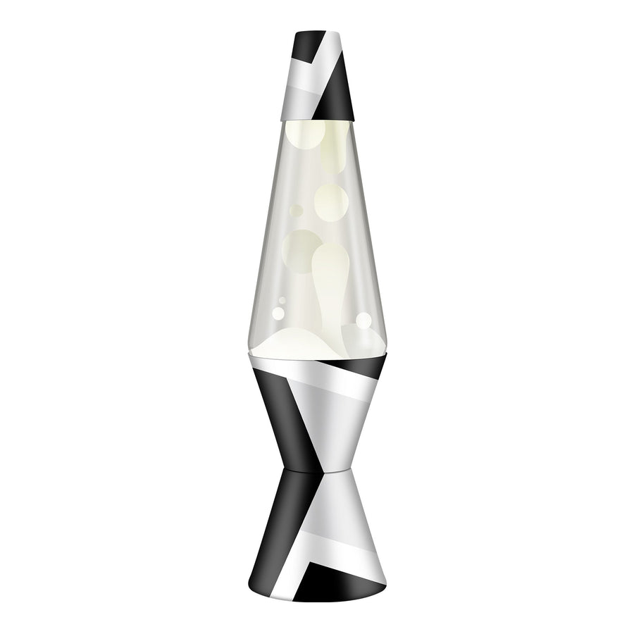 14.5" LAVA LAMP POLYGONAL WHITE TONE [KZ0J]