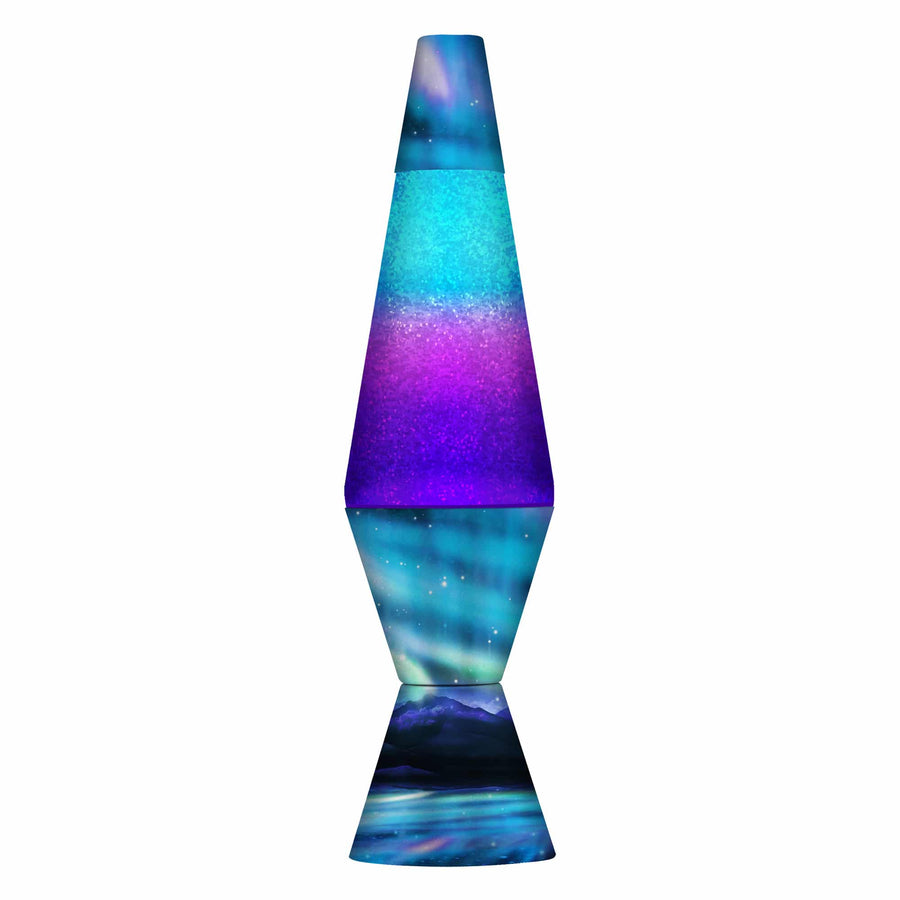 14.5" LAVA LAMP COLORMAX NORTHERN LIGHTS - GLITTER [GFP7]