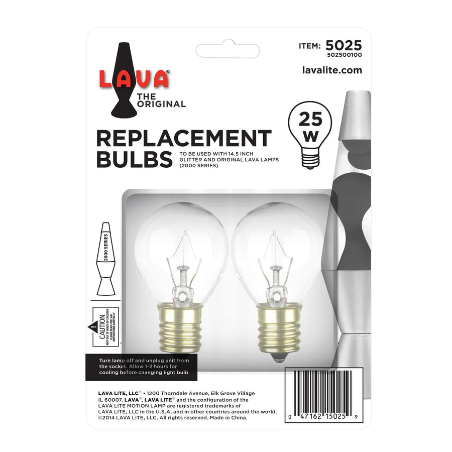 25W LAVA LAMP LIGHT BULB W/TRAY [W1UO]