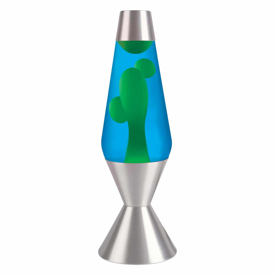 16.3" LAVA LAMP - YELLOW/BLUE/SILVER [S6RE]
